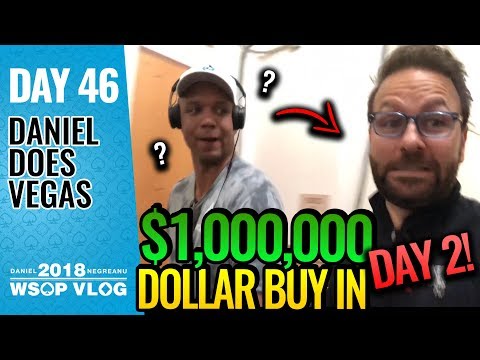 $1,000,000 BUY IN Day 2 with Phil Ivey – 2018 WSOP VLOG DAY 46