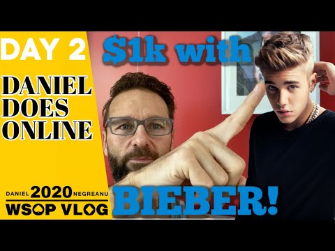 $1k Freezeout featuring Justin Bieber – 2020 WSOP ONLINE VLOG 2