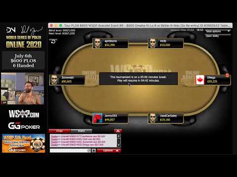 2020 WSOP Online Event #6 with Special Guest ANEGS!