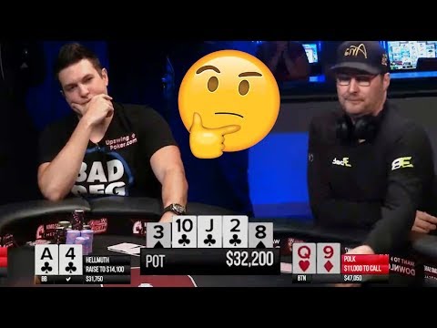 I Have A STRAIGHT Against Phil Hellmuth! But Should I Lay It Down?