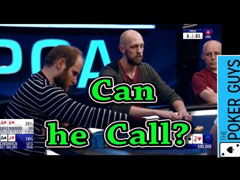 Poker Breakdown: Should He Call Getting 418 to 1????