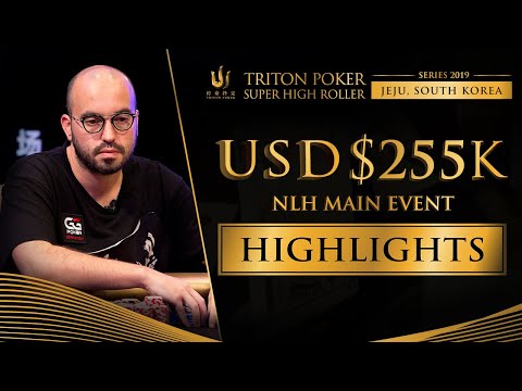 US$ 255k NLH Main Event Highlights – Triton Poker SHR Jeju 2019