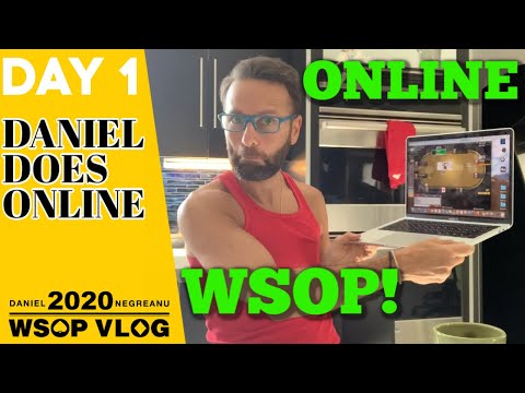 WSOP Online Day 1! – 2020 WSOP ONLINE VLOG 1